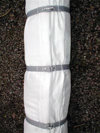 Chimwrap chimney liner insulation