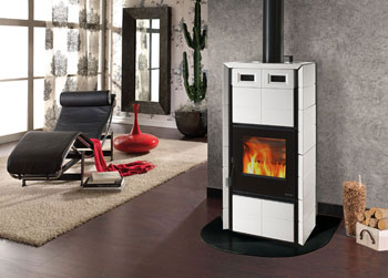 La nordica cleo combi fly log and wood pellet combination stove