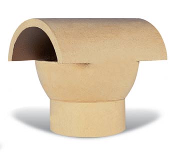 Hood top chimney pot - chimney pots and inserts UK