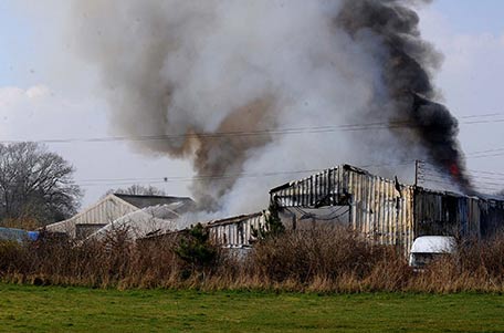 Pevex enterprises stove showroom goes up in flames