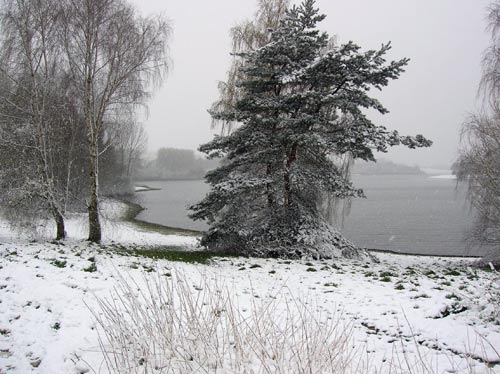 Heavy snowfall in the UK February 2009