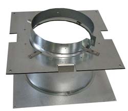 Selkirk twin wall flue ceiling support