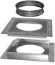 Selkirk twin wall flue - ventilated ceiling support