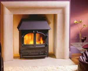Elite Double Door low canopy multifuel stove - Villager Elite range UK