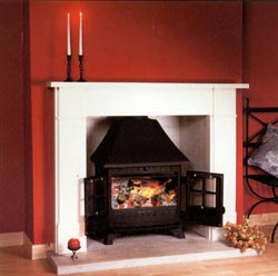 Herald 8 High Canopy - multifuel stove - Hunter Herald 8