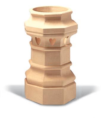 Octagon chimney pot - chimney pots and inserts UK