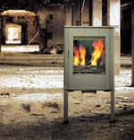 Saey e-pure stove, saey contemporary stoves uk