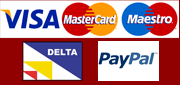 ways in which you can pay for your stove with stovesonline - visa, mastercard, paypal, maestro, jcb