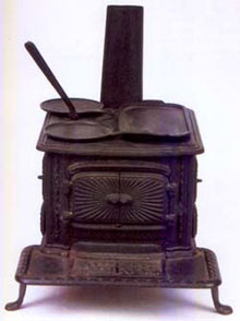 Toy cast iron cook stove