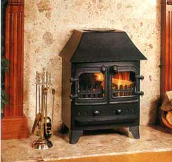 The Villager Wood C multifuel stove - Villager woodburning stoves UK
