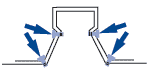 Dektite Ezi-Seal roof flue flashing fastening points 2