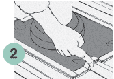 Fitting a Dektite soaker roof flashing step 2