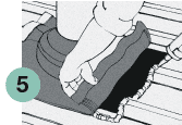 Fitting a Dektite soaker roof flashing step 5