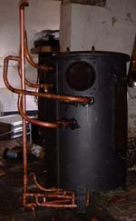 stovesonline experimental wood gas stove plumbing