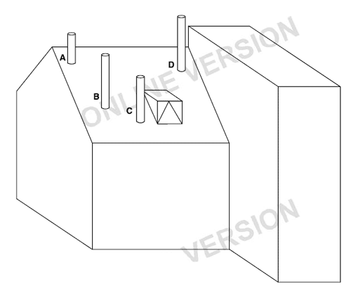 flue outlet height diagram